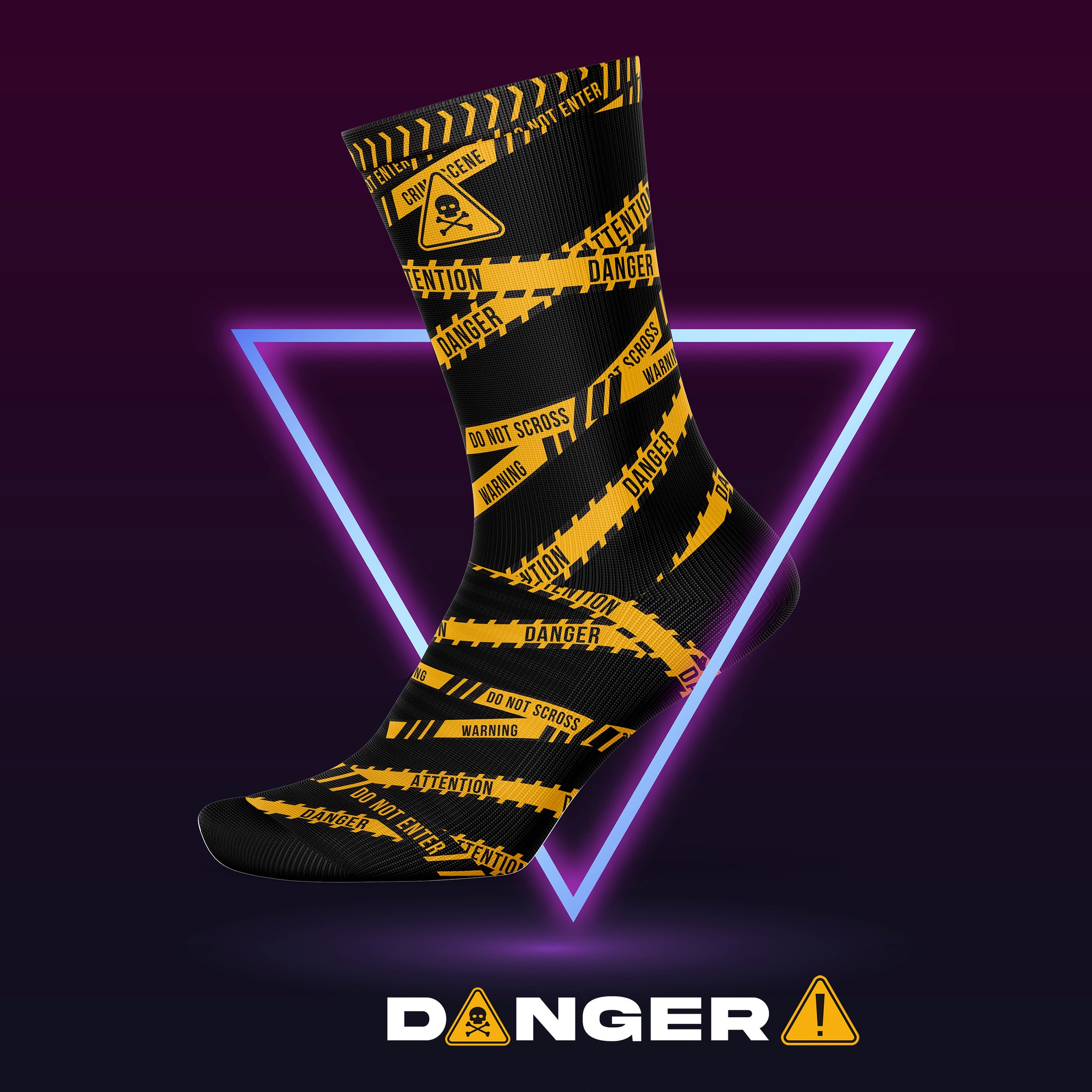 Calcetin Deportivo SOCK DANGER - DOPAMINEOFICIAL