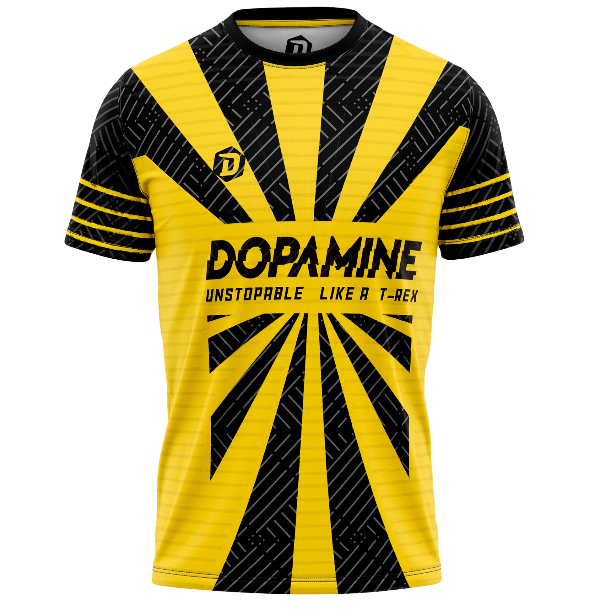 Camiseta técnica UNSTOPABLE LIKE T-REX ™ - DOPAMINEOFICIAL