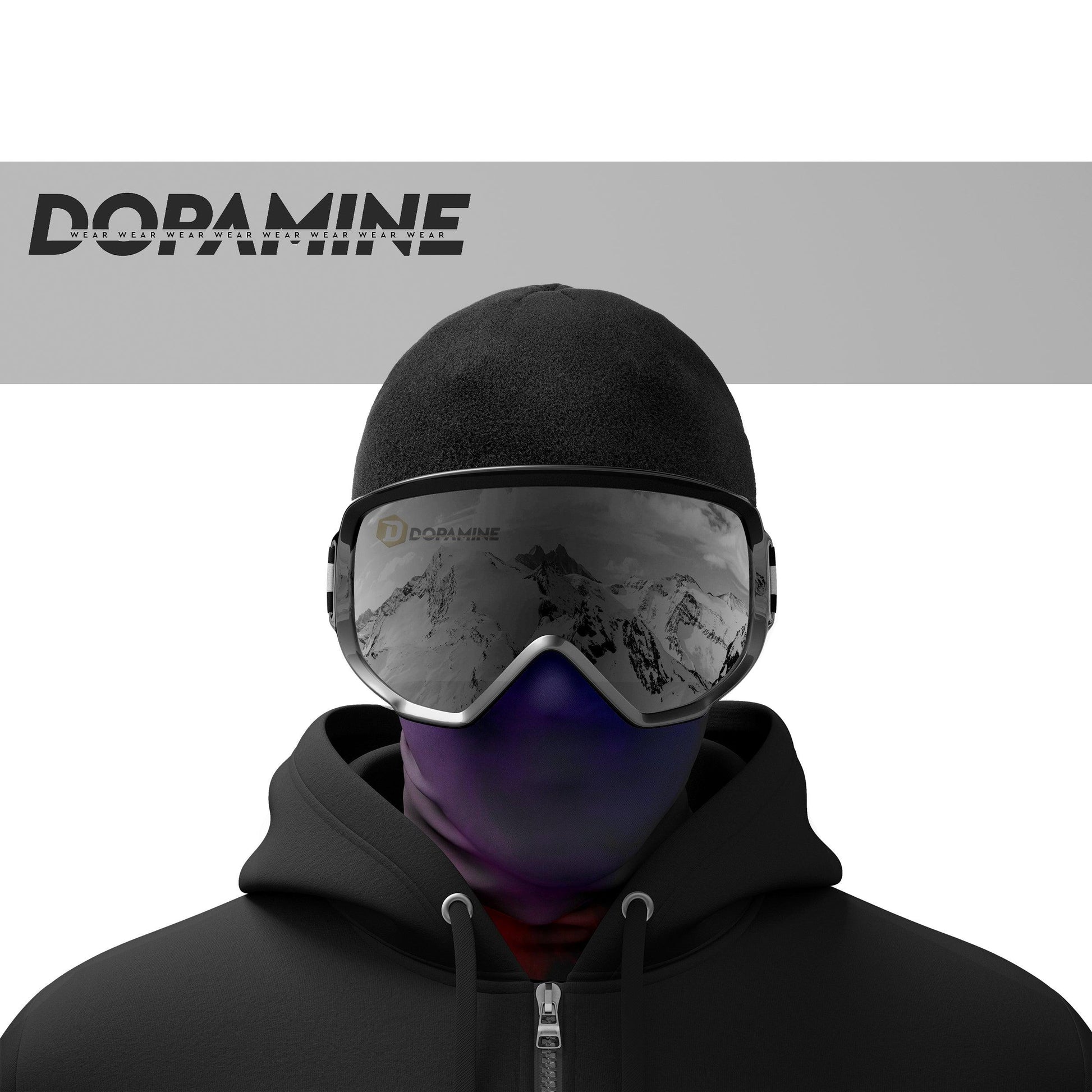 Dopamine Buf Tubular SMOKE® - DOPAMINEOFICIAL