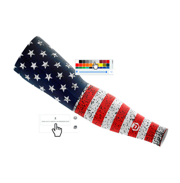 Mangas deportivas para brazos (1 par) Personalizables con protección Arm Shields®