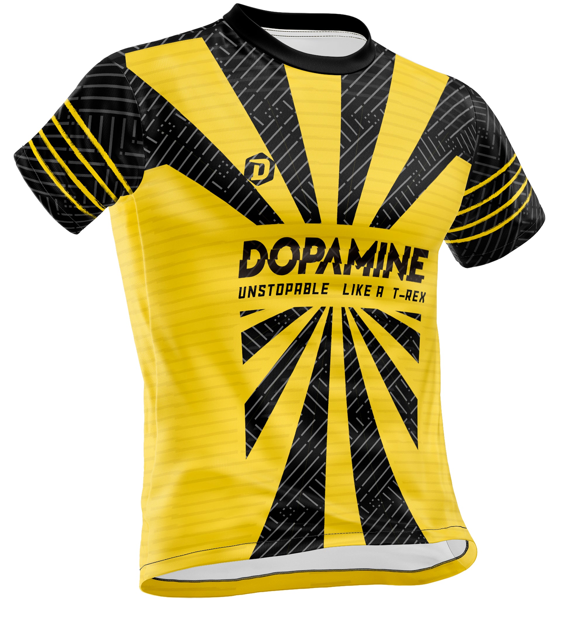 Camiseta técnica UNSTOPABLE LIKE T-REX ™ - DOPAMINEOFICIAL